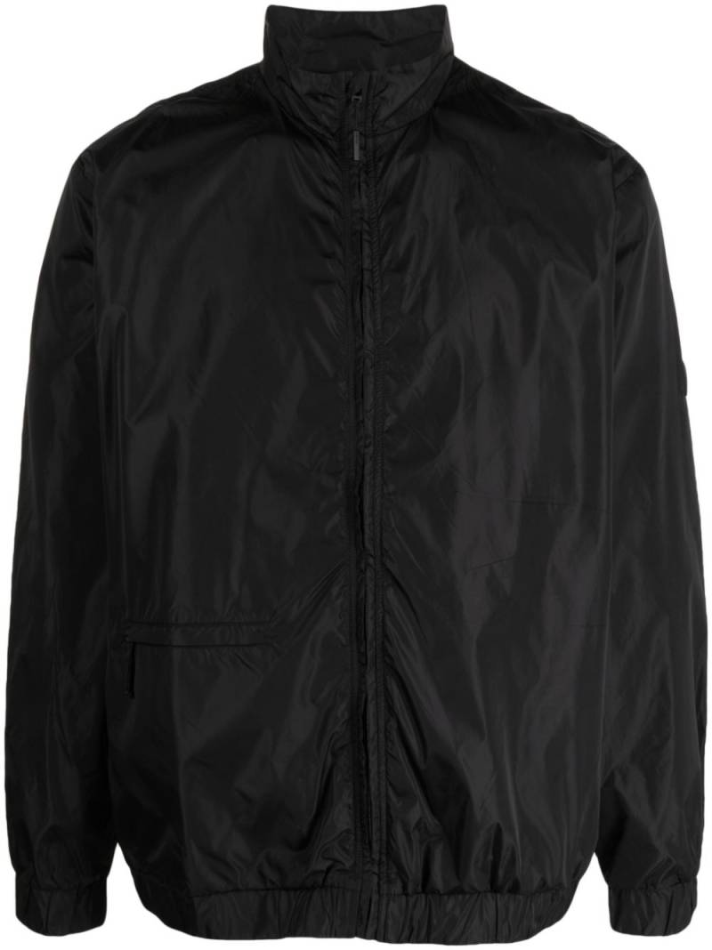 Rains high-neck lightweight jacket - Black von Rains