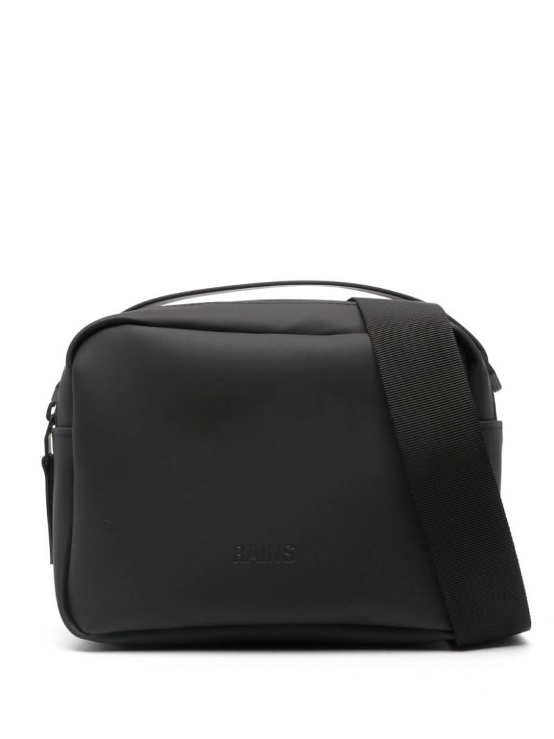 Rains logo-debossed messenger bag - Black von Rains