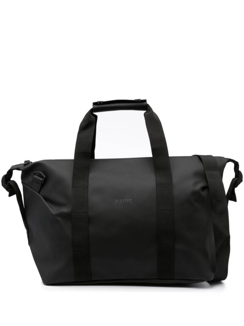 Rains logo-debossed waterproof holdall - Black von Rains