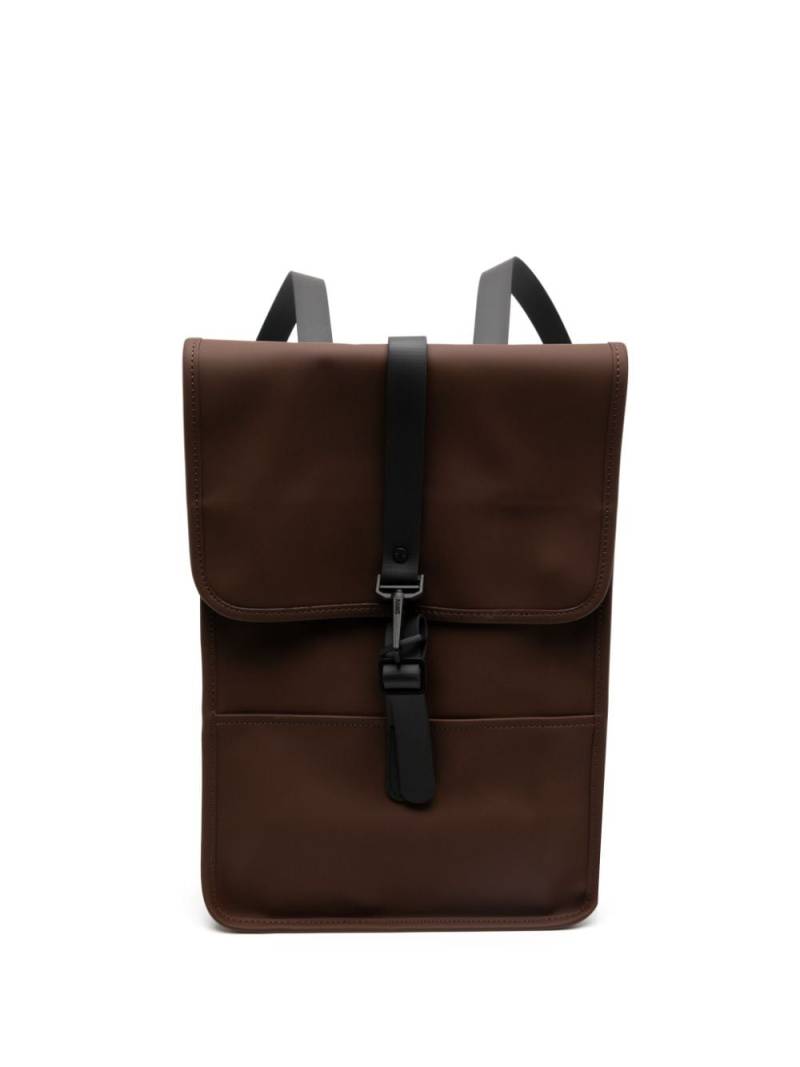 Rains mini waterproof backpack - Brown von Rains