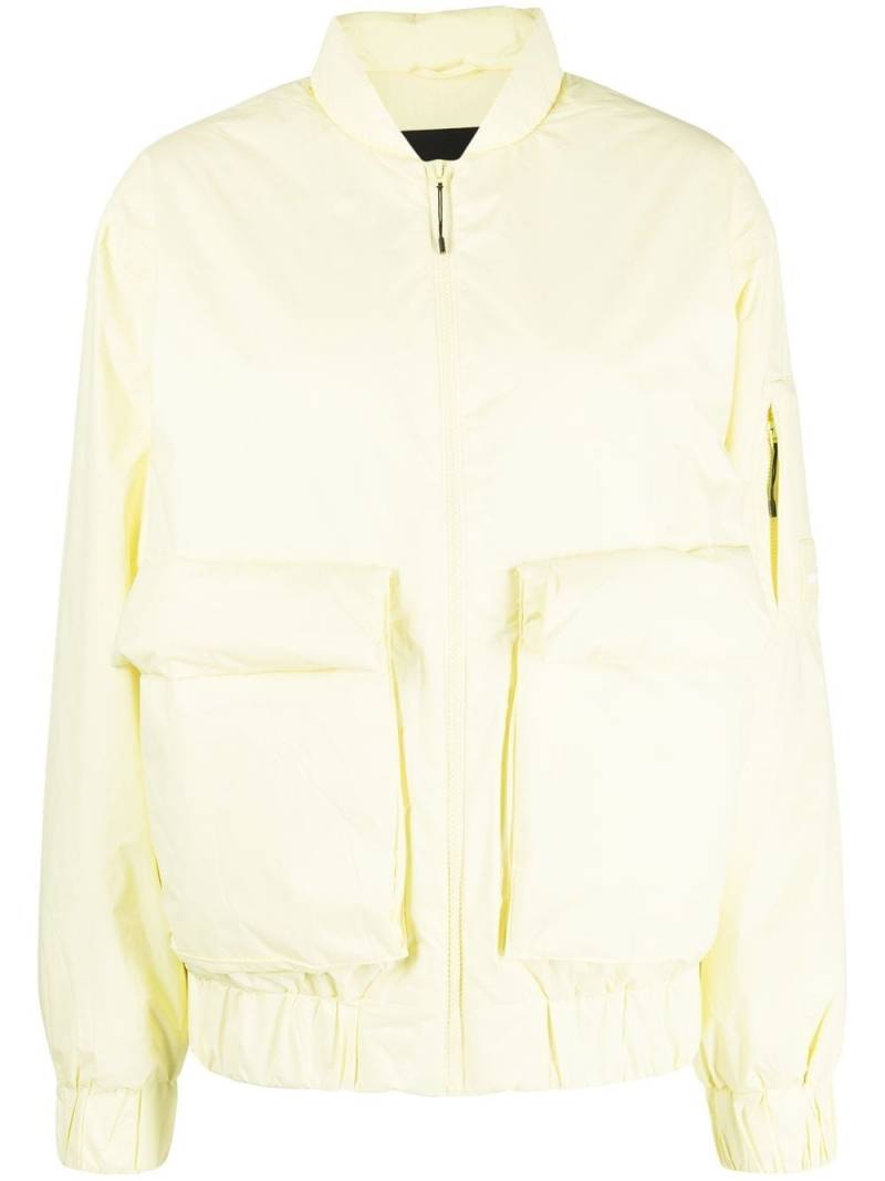 Rains pouch pockets bomber jacket - Yellow von Rains