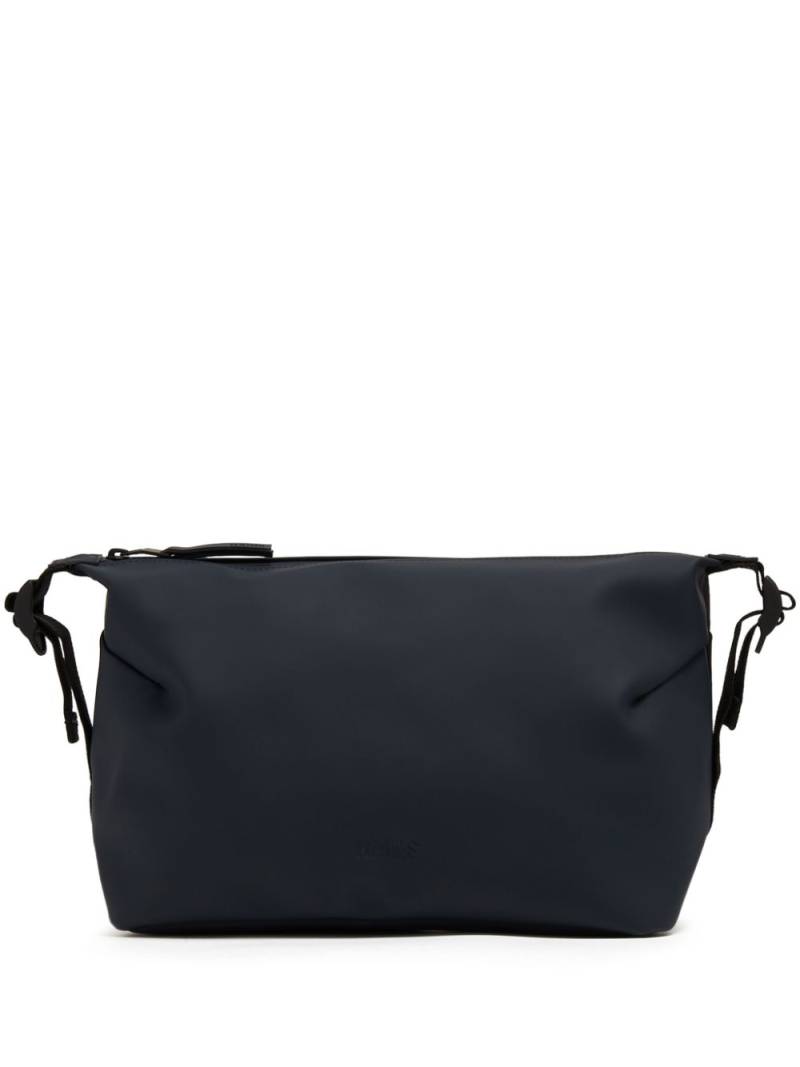 Rains small zipped wash bag - Black von Rains