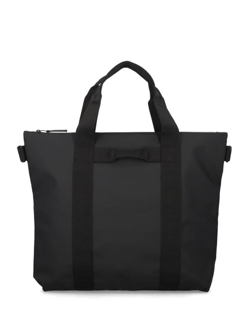 Rains zipped tote bag - Black von Rains