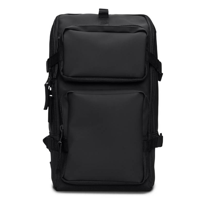 Trail Cargo Backpack W3, Schwarz von Rains