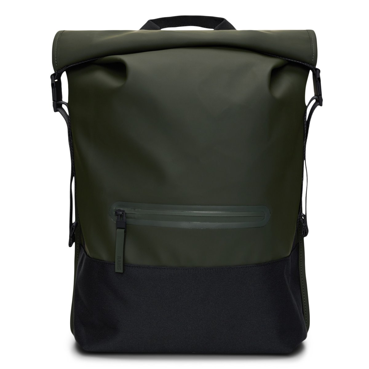 Trail Rolltop Backpack W3, Grün von Rains