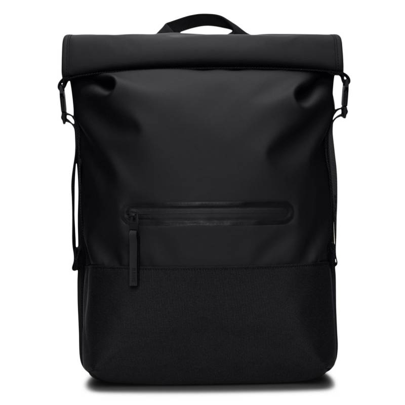 Trail Rolltop Backpack W3, Schwarz von Rains