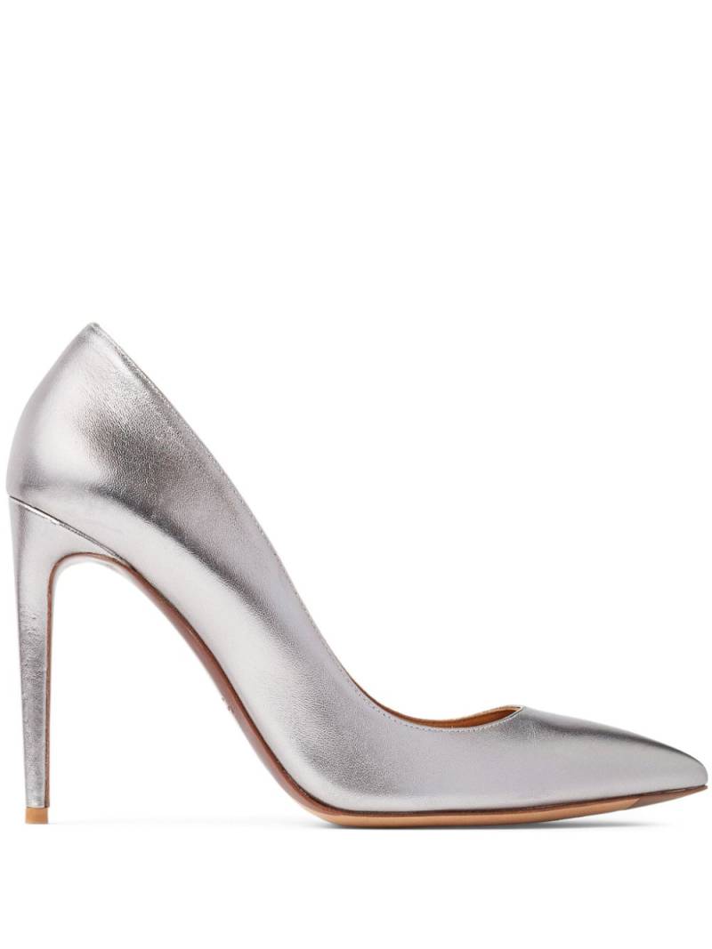 Ralph Lauren Collection 100mm Celia pumps - Silver von Ralph Lauren Collection