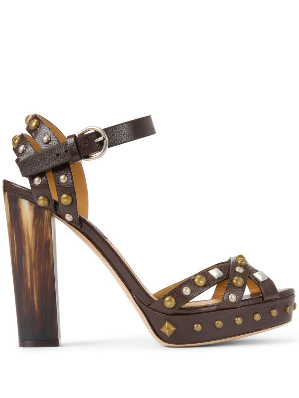 Ralph Lauren Collection 120mm Everet sandals - Brown von Ralph Lauren Collection