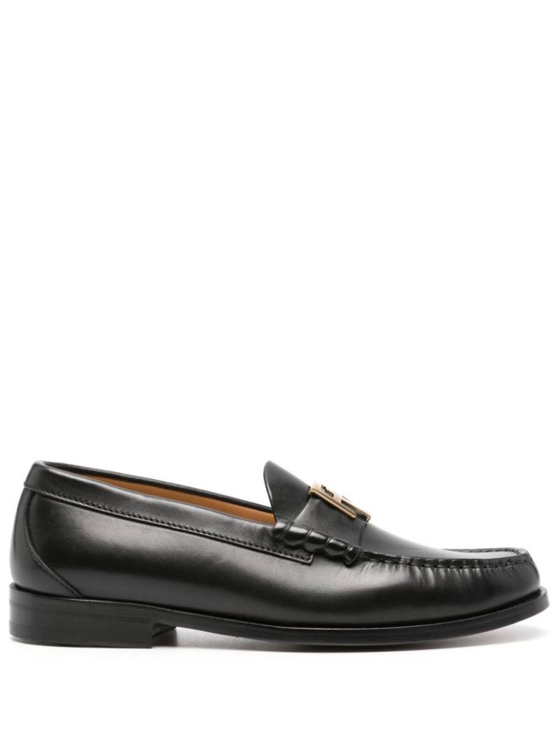 Ralph Lauren Collection Harlan logo-plaque loafers - Black von Ralph Lauren Collection