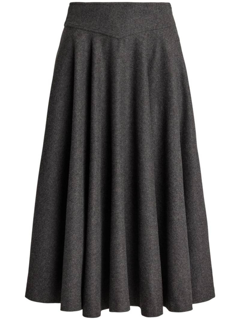 Ralph Lauren Collection Jennine wool skirt - Grey von Ralph Lauren Collection