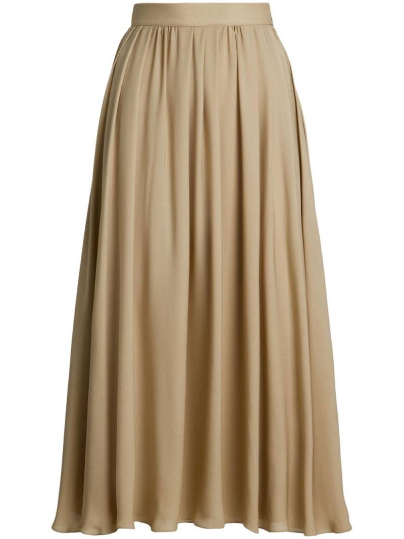 Ralph Lauren Collection Kynlee midi skirt - Neutrals von Ralph Lauren Collection