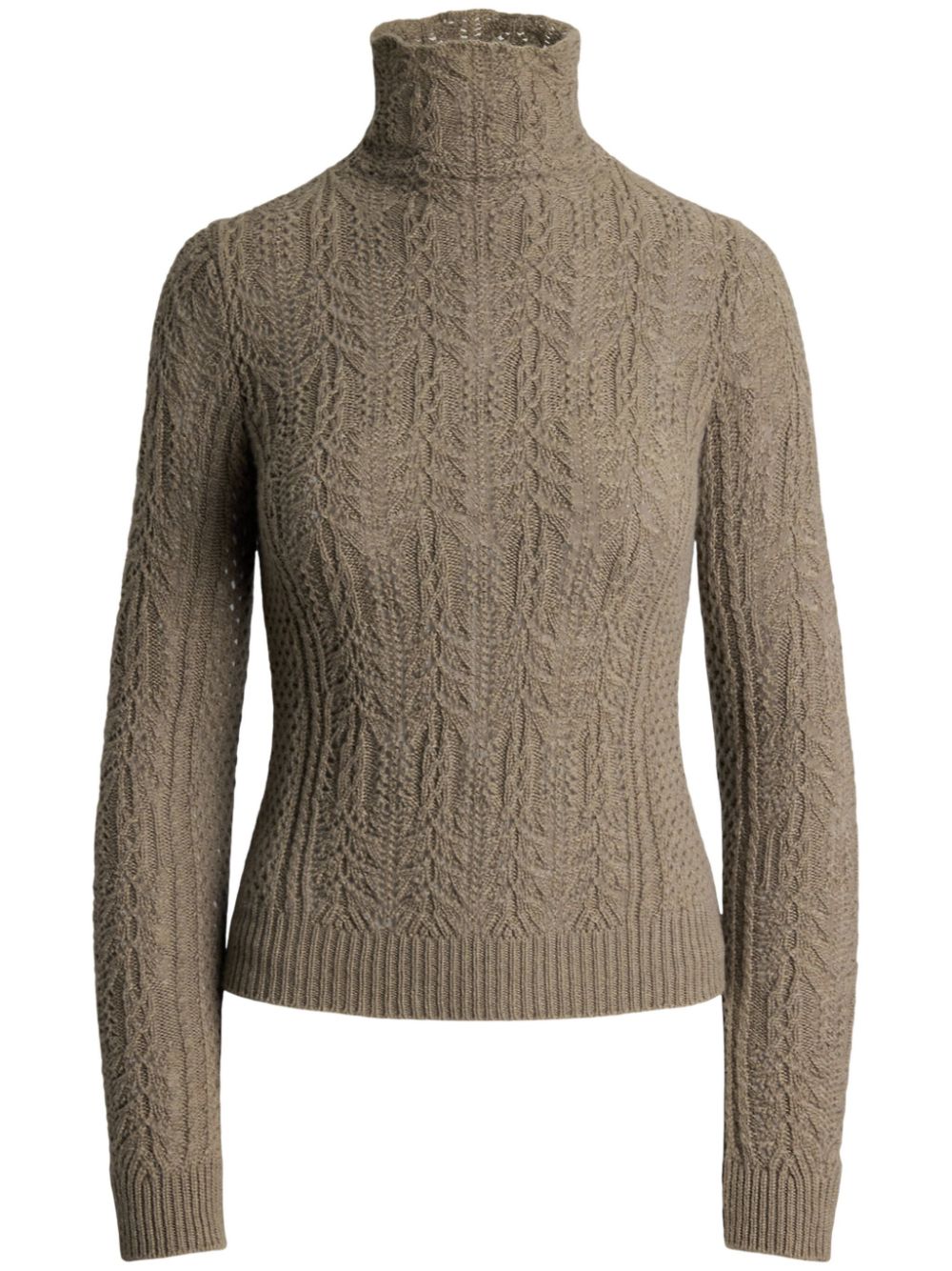 Ralph Lauren Collection Lefty pointelle-knit jumper - Green von Ralph Lauren Collection