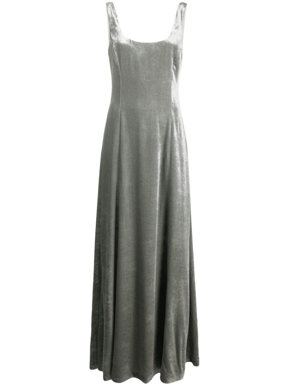 Ralph Lauren Collection Nerissa velvet gown - Silver von Ralph Lauren Collection