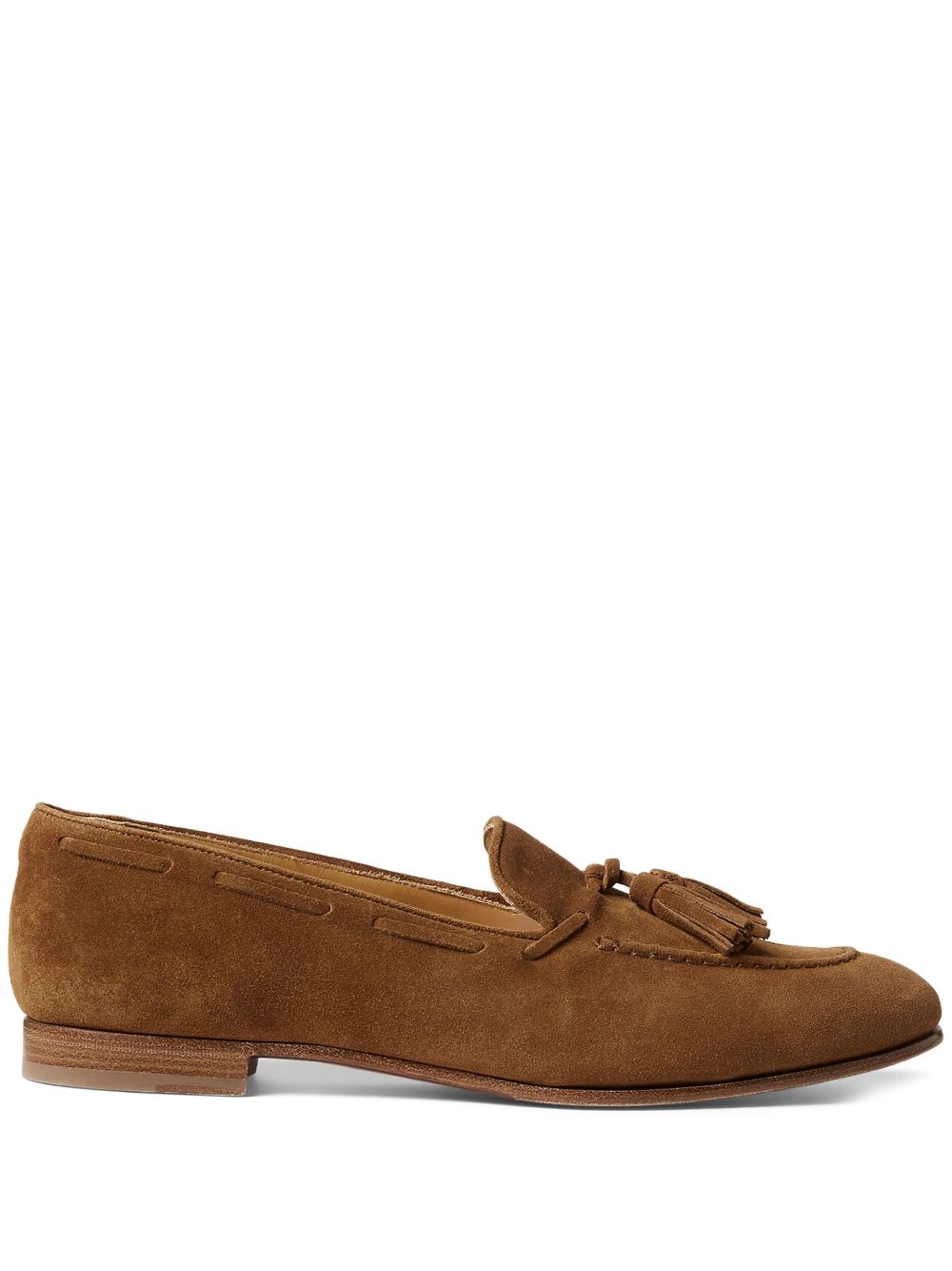 Ralph Lauren Collection Quillis almond-toe suede loafers - Brown von Ralph Lauren Collection