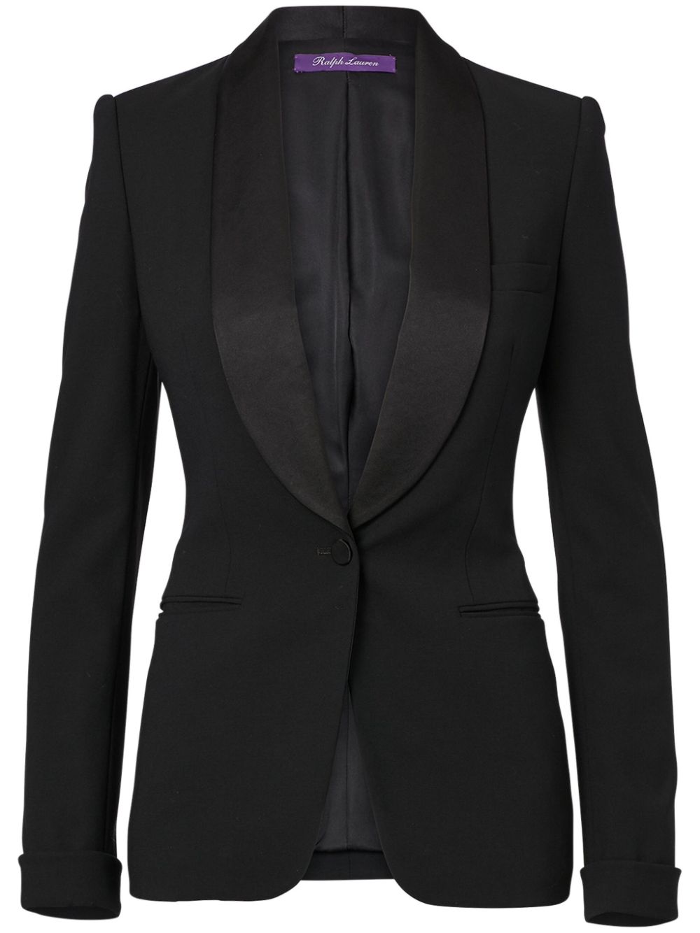 Ralph Lauren Collection Sawyer single-breasted tuxedo jacket - Black von Ralph Lauren Collection