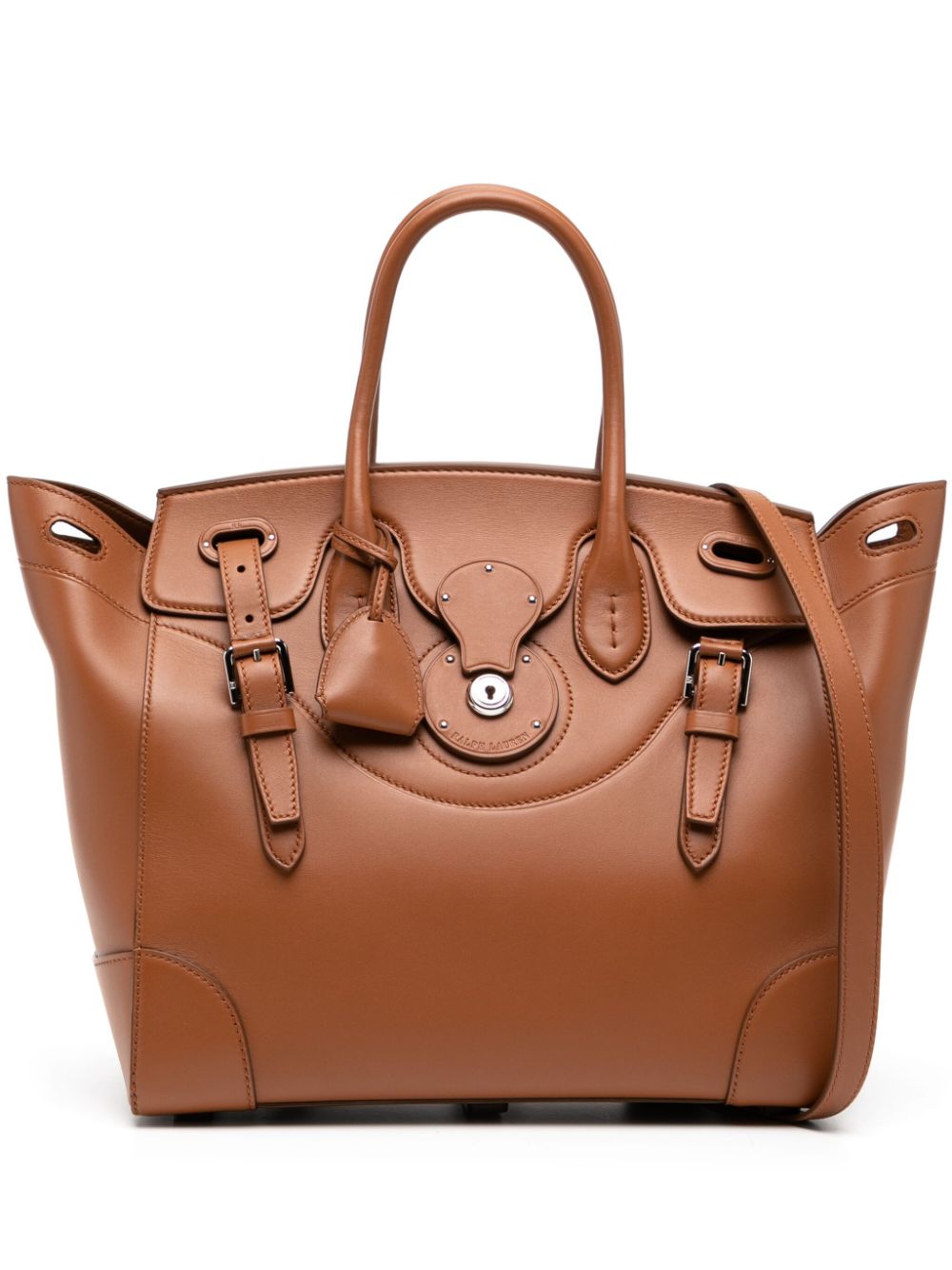 Ralph Lauren Collection Soft Ricky 33 leather tote bag - Brown von Ralph Lauren Collection