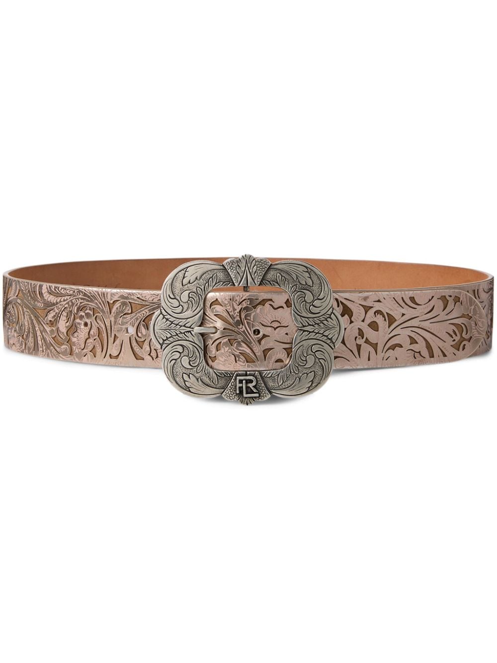 Ralph Lauren Collection Tooled-Buckle belt - Brown von Ralph Lauren Collection