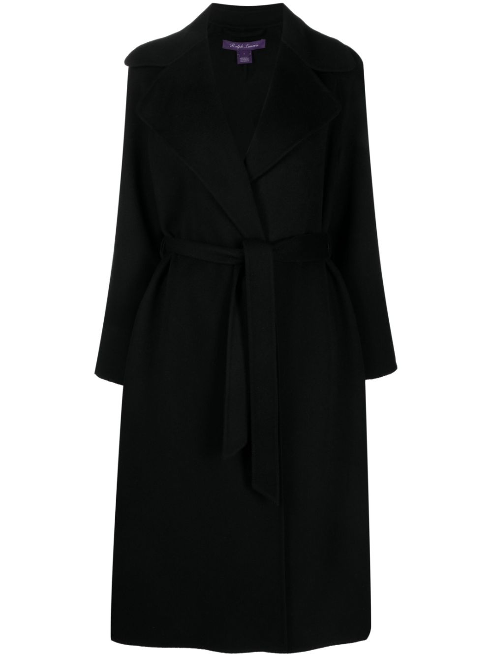 Ralph Lauren Collection belted cashmere mid-length coat - Black von Ralph Lauren Collection