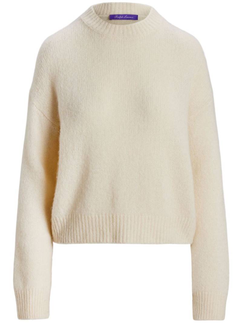 Ralph Lauren Collection brushed sweater - White von Ralph Lauren Collection