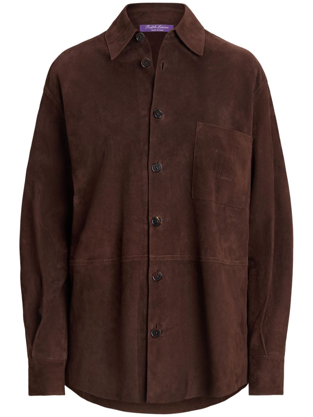 Ralph Lauren Collection buttoned long-sleeve shirt - Brown von Ralph Lauren Collection