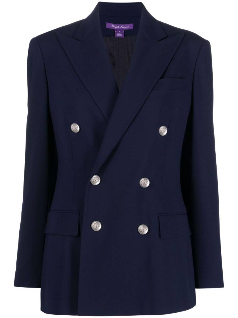 Ralph Lauren Collection double-breasted button-fastening coat - Blue von Ralph Lauren Collection