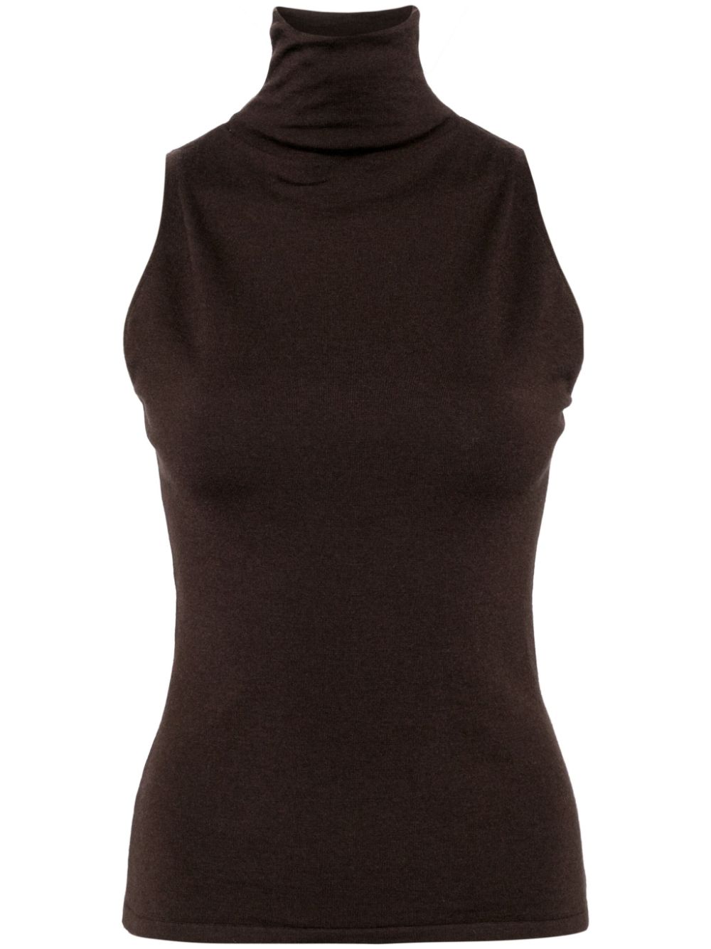 Ralph Lauren Collection fine-knit tank top - Brown von Ralph Lauren Collection