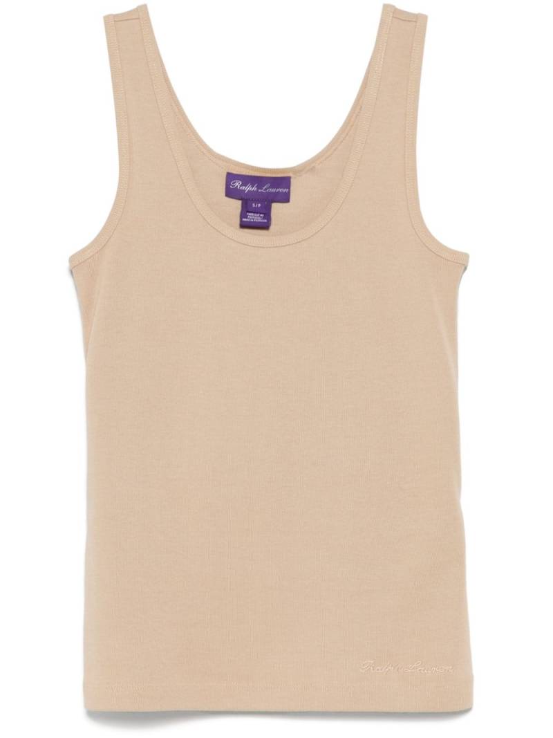 Ralph Lauren Collection fine-ribbed tank top - Neutrals von Ralph Lauren Collection