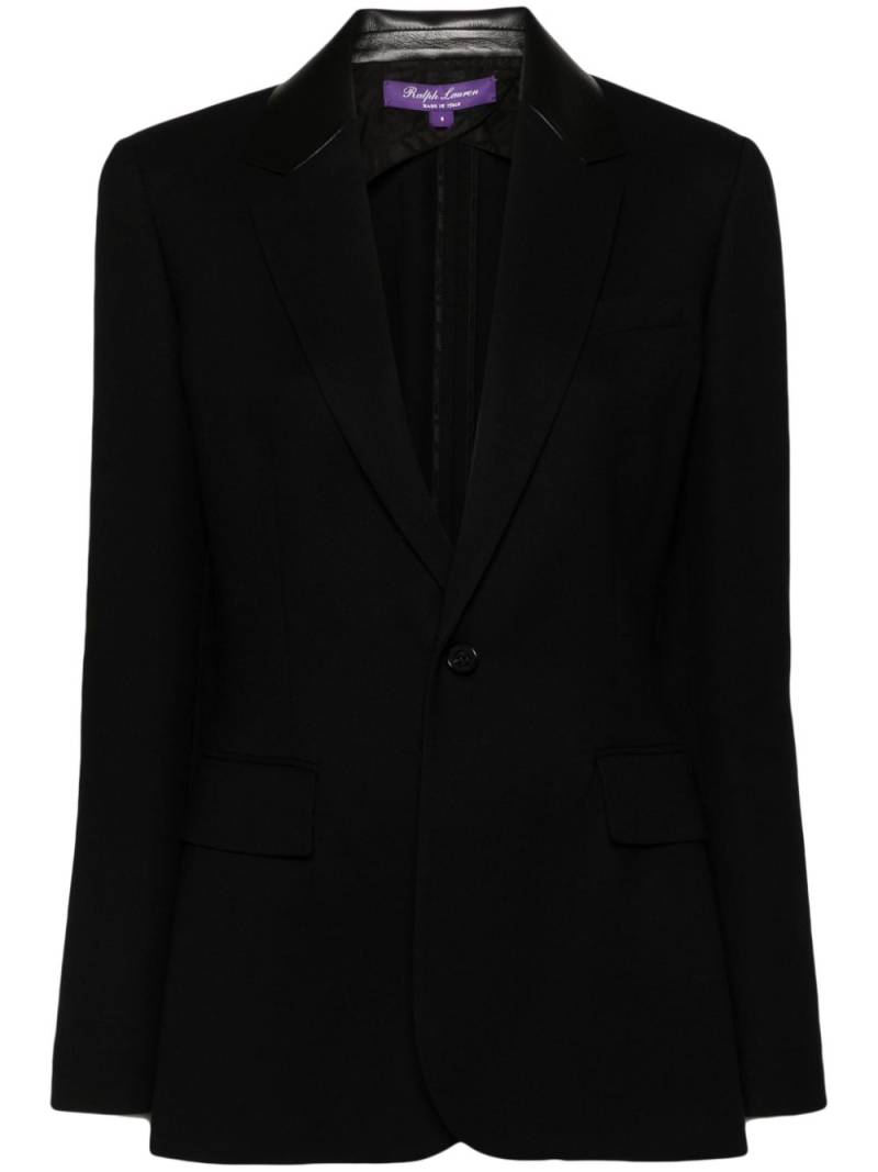 Ralph Lauren Collection lace-up detailed blazer - Black von Ralph Lauren Collection