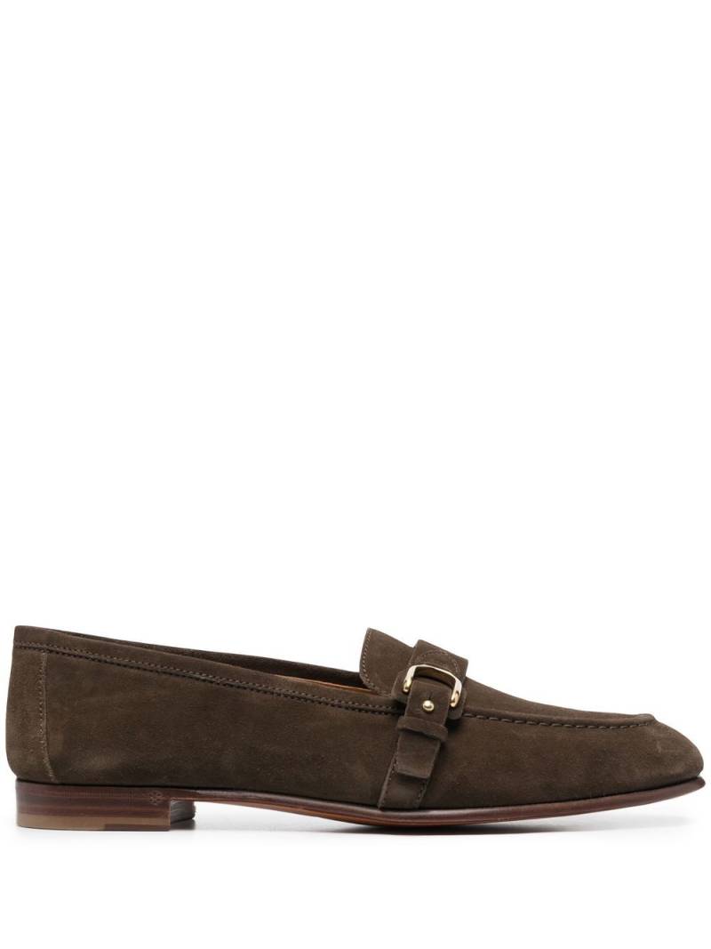 Ralph Lauren Collection leather buckle-strap loafers - Green von Ralph Lauren Collection