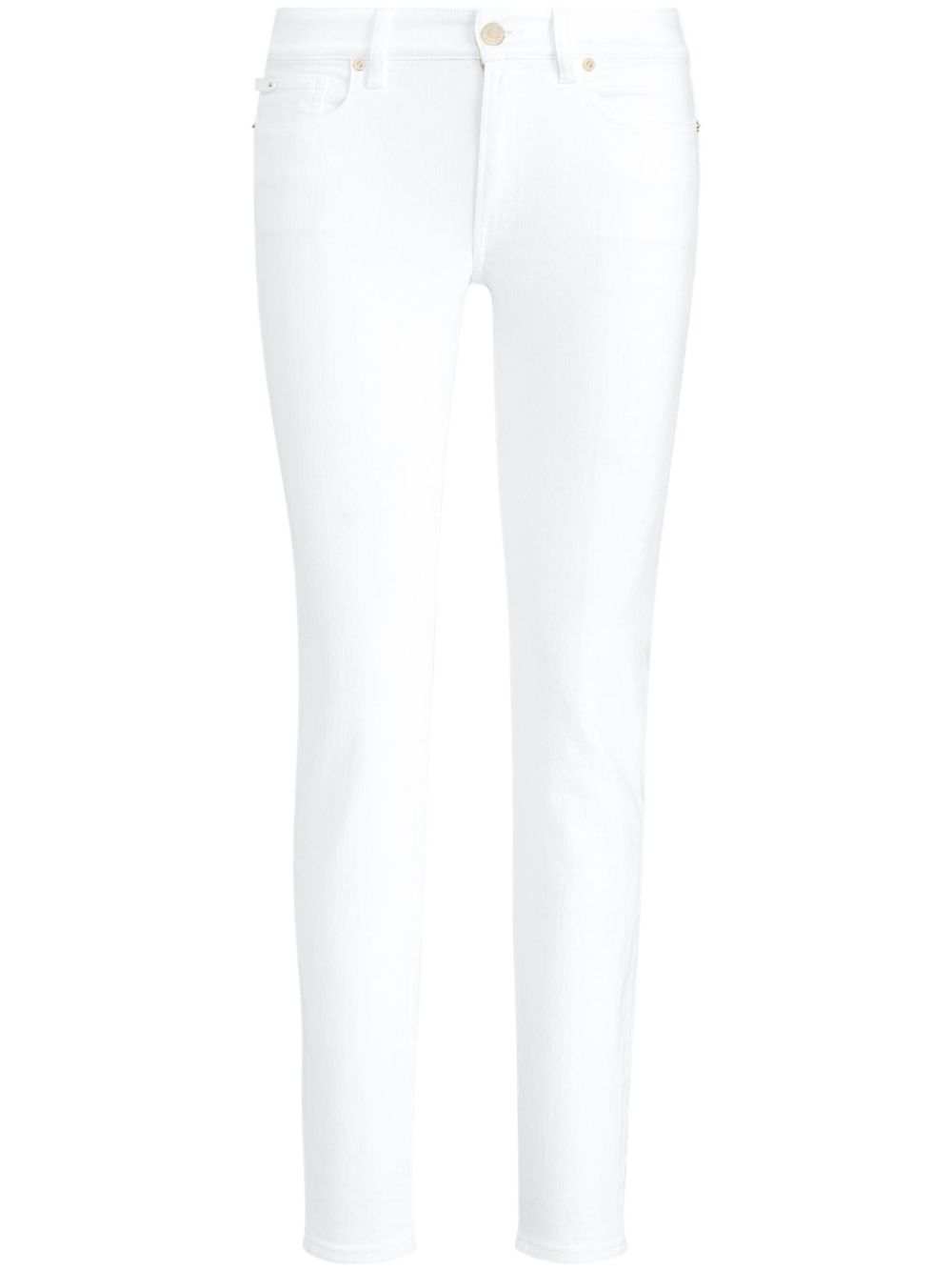 Ralph Lauren Collection low-rise slim-cut jeans - White von Ralph Lauren Collection