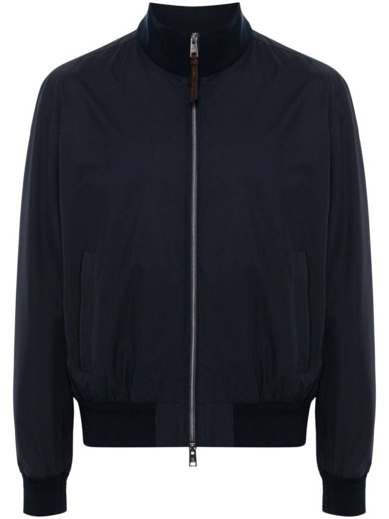 Ralph Lauren Collection mulberry-silk bomber jacket - Blue von Ralph Lauren Collection