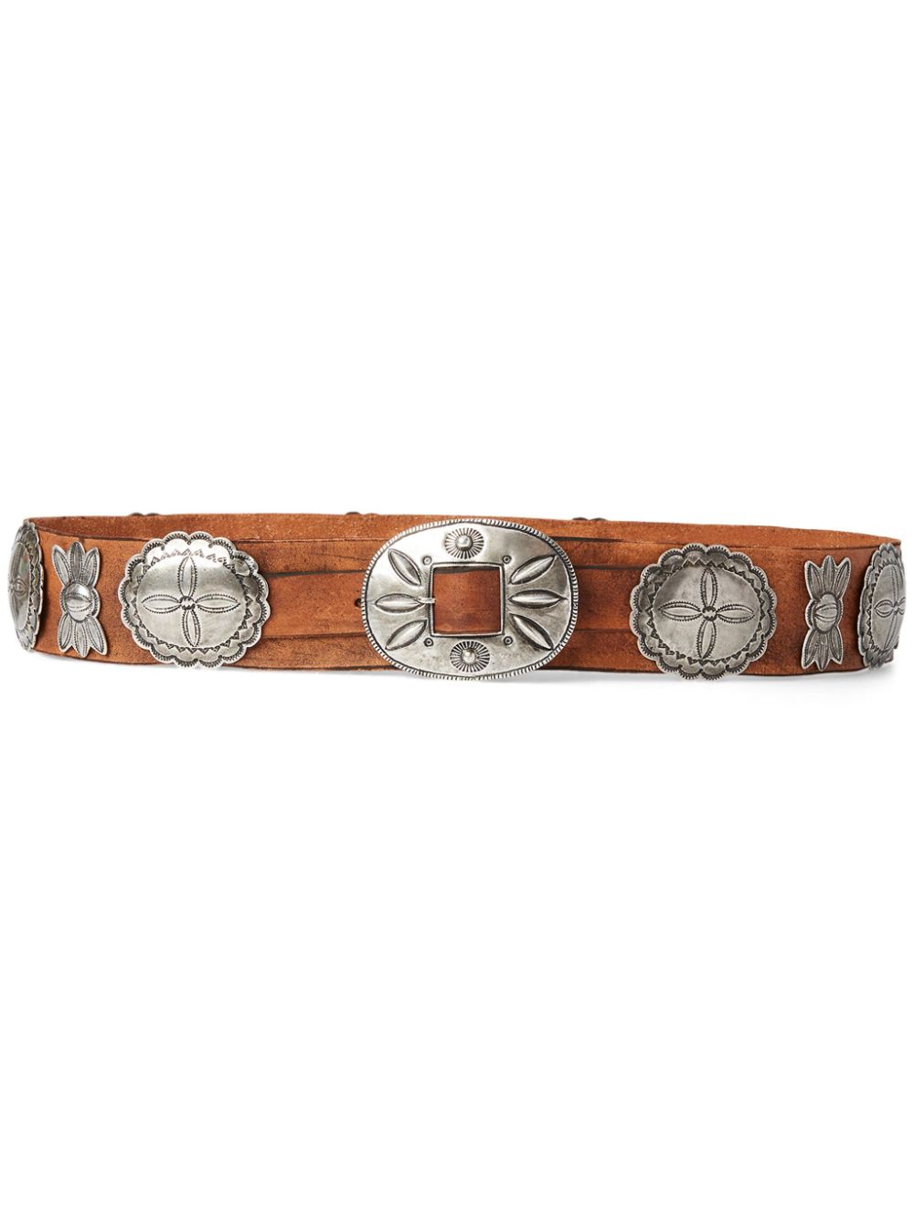 Ralph Lauren Collection plaque buckled belt - Brown von Ralph Lauren Collection