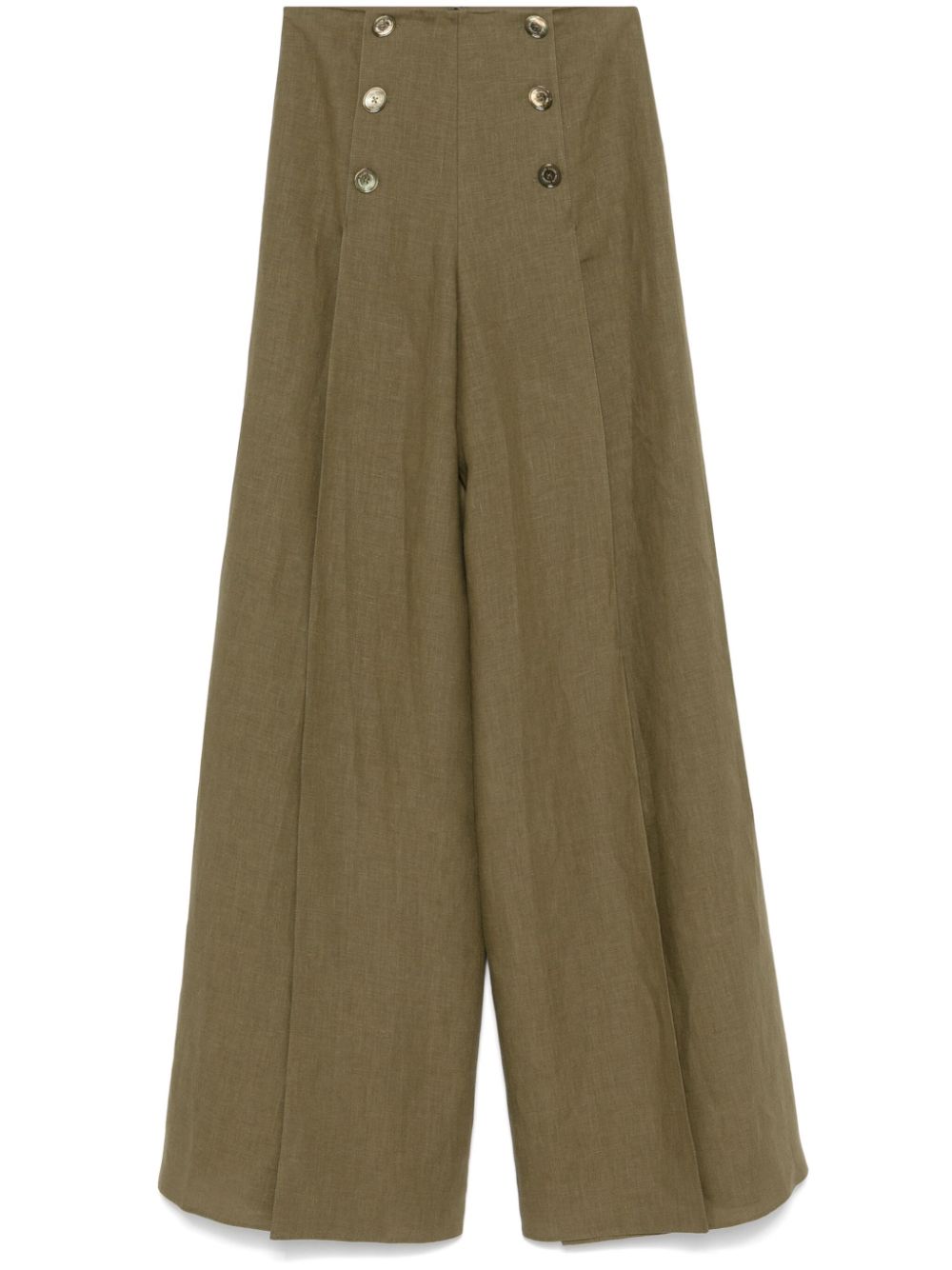 Ralph Lauren Collection pleat-detailing trousers - Green von Ralph Lauren Collection