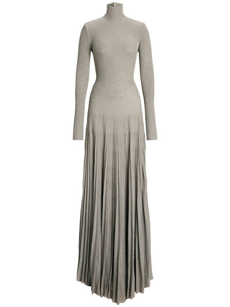 Ralph Lauren Collection ribbed-knit gown - Grey von Ralph Lauren Collection