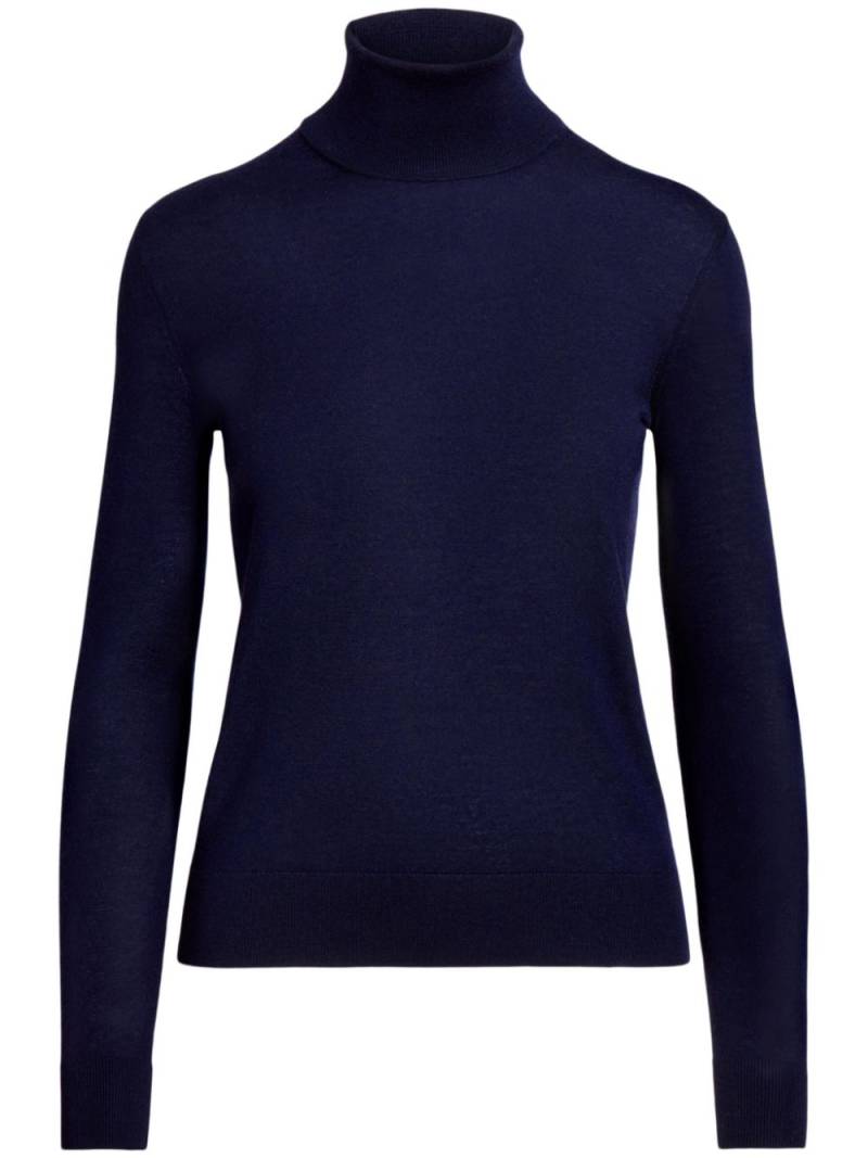 Ralph Lauren Collection roll-neck knit jumper - Blue von Ralph Lauren Collection