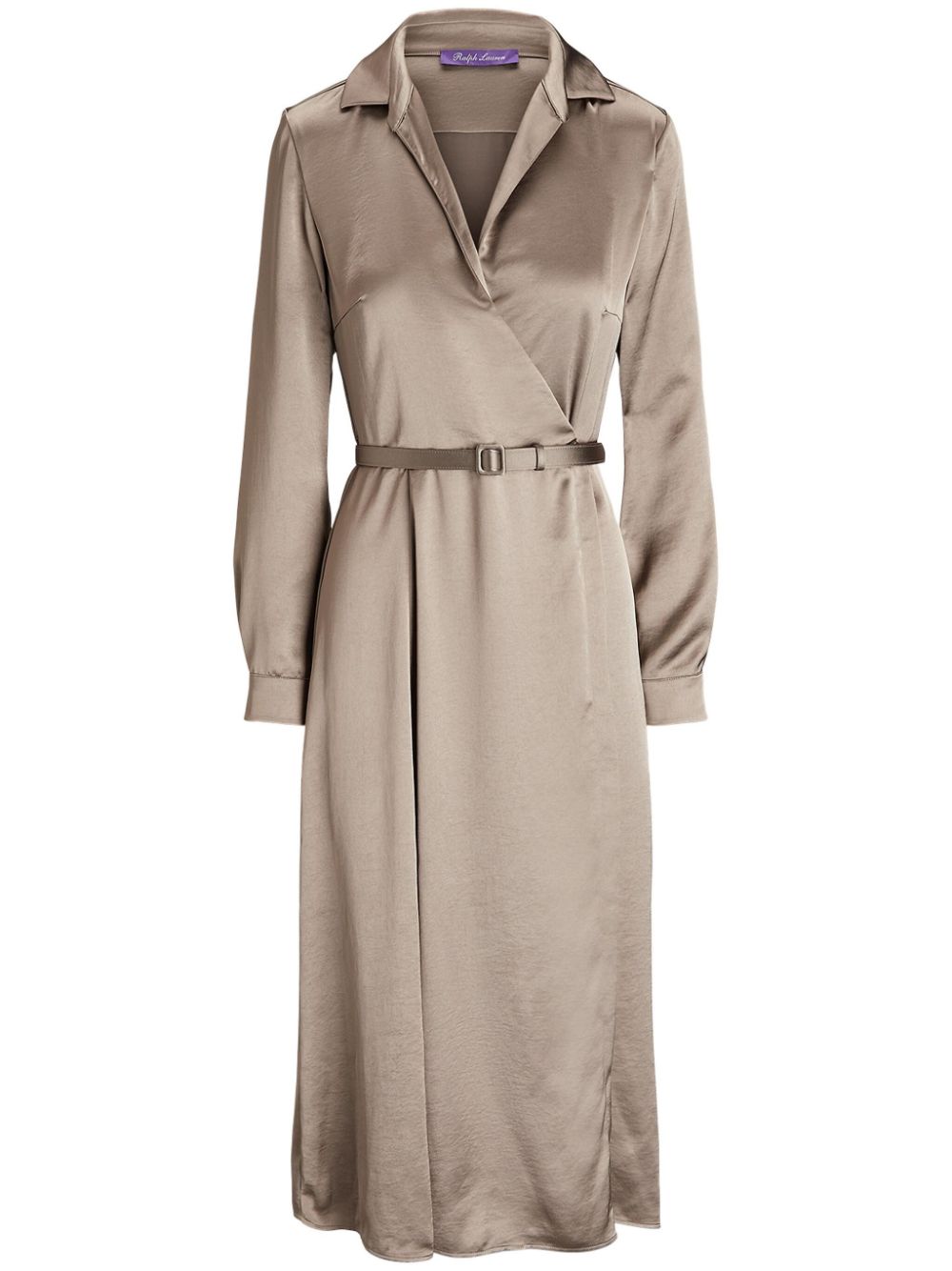 Ralph Lauren Collection washed charmeuse shirt dress - Brown von Ralph Lauren Collection