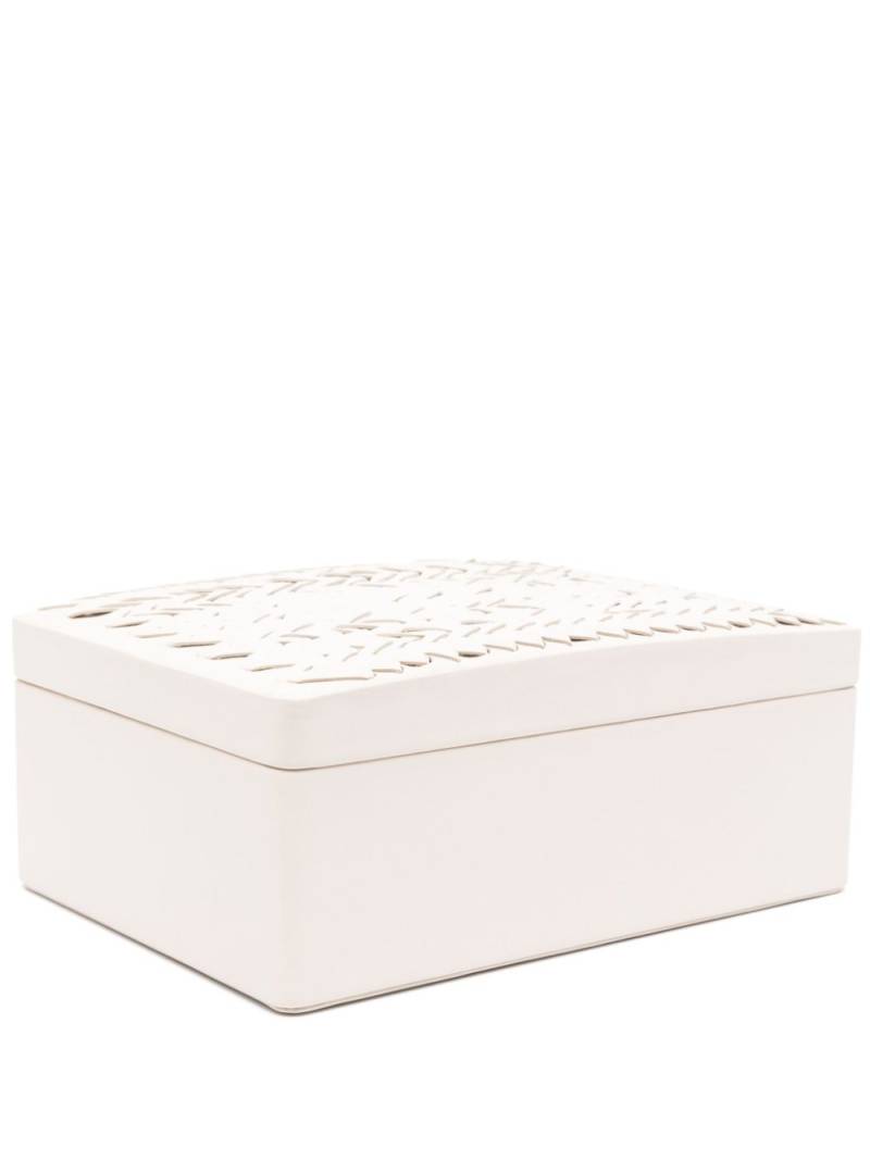 Ralph Lauren Home Adrienne woven leather box - Neutrals von Ralph Lauren Home