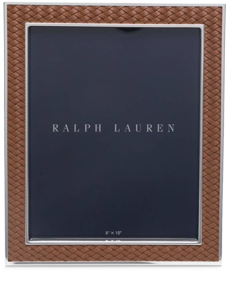 Ralph Lauren Home Brockton leather photo frame - Brown von Ralph Lauren Home