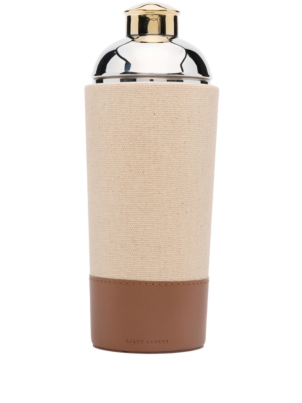 Ralph Lauren Home Garrett leather-fabric cocktail shaker - Neutrals von Ralph Lauren Home