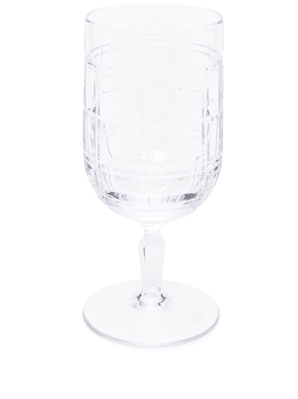 Ralph Lauren Home Hudson Plaid beverage glass - Neutrals von Ralph Lauren Home