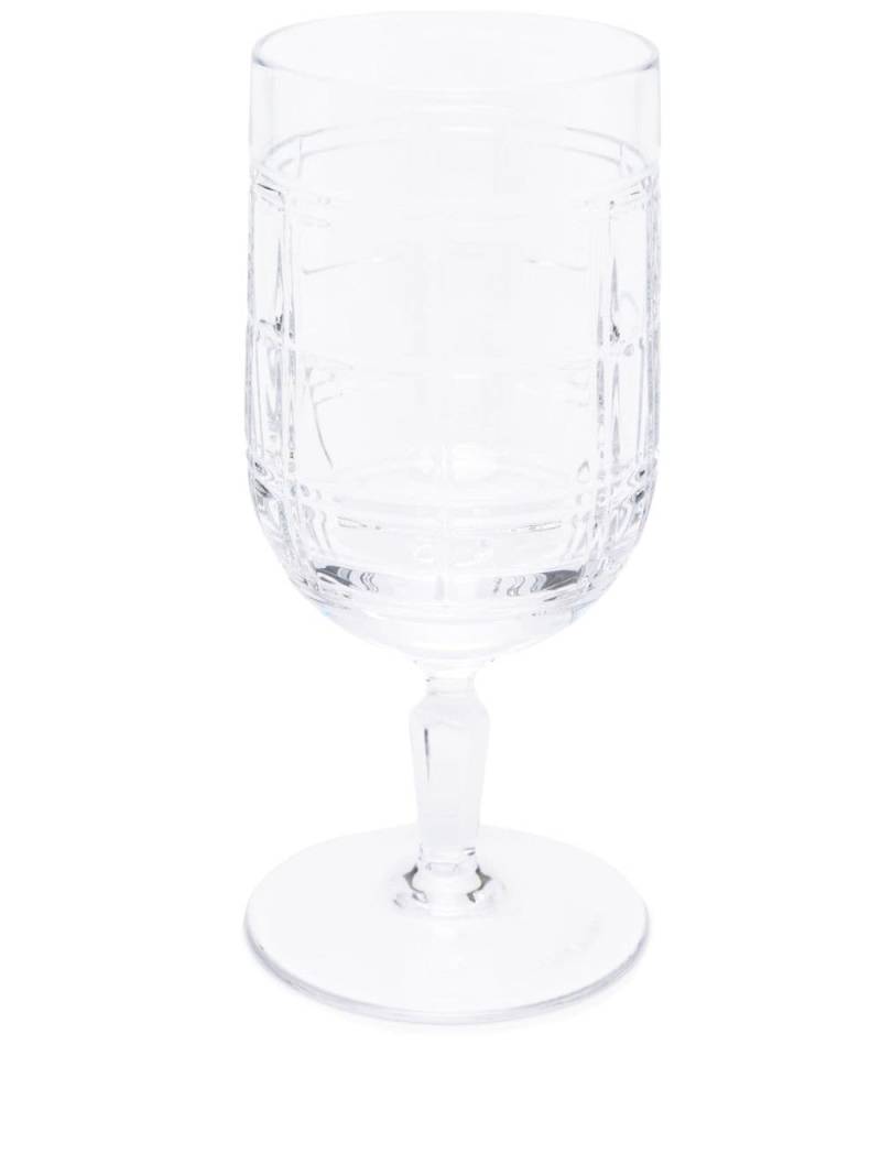 Ralph Lauren Home Hudson Plaid beverage glass - Neutrals von Ralph Lauren Home