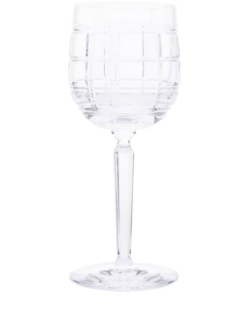 Ralph Lauren Home Hudson Plaid wine glass - Neutrals von Ralph Lauren Home