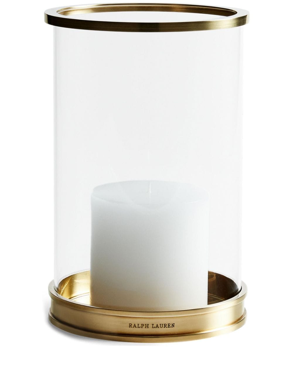 Ralph Lauren Home Modern Hurricane candle holder - White von Ralph Lauren Home