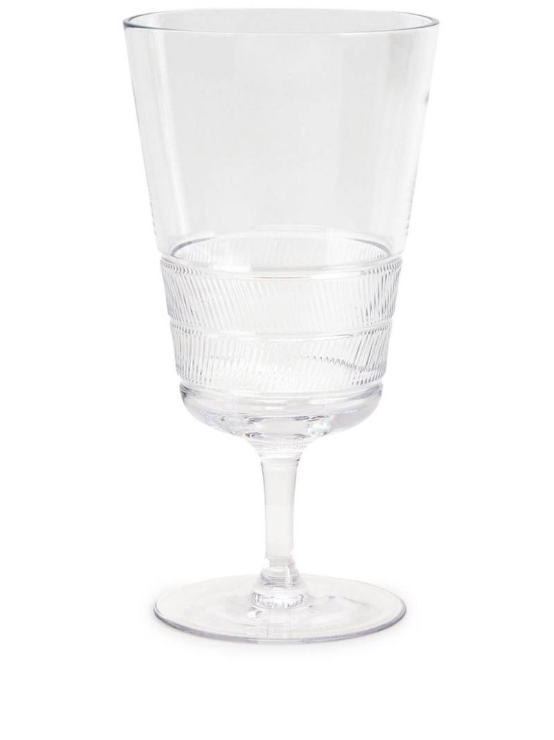 Ralph Lauren Home Remy Iced crystal glass (17,8cm) - White von Ralph Lauren Home