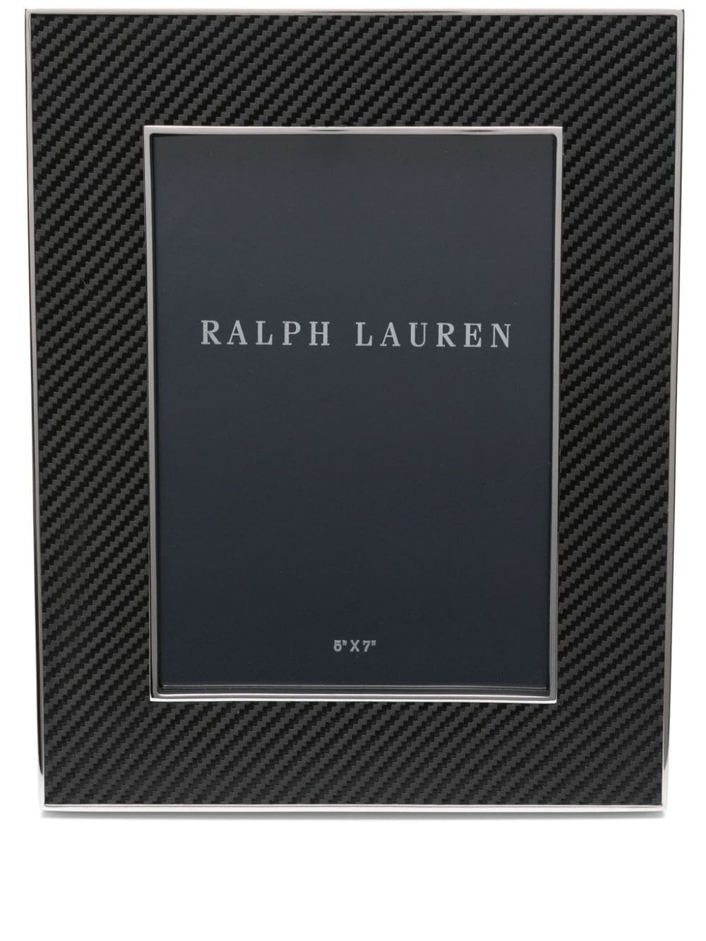 Ralph Lauren Home Sutton embossed-leather photo frame - Black von Ralph Lauren Home