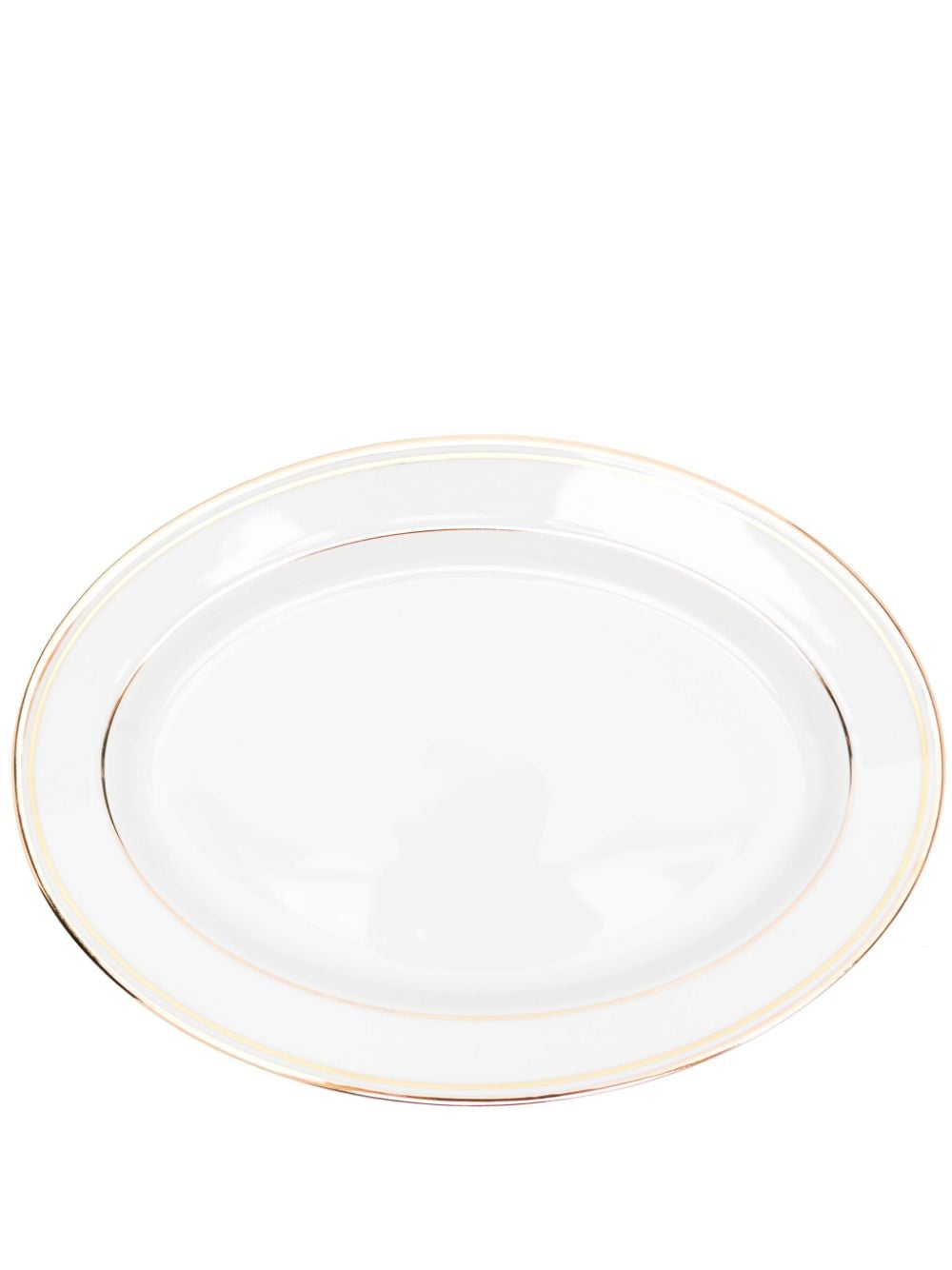 Ralph Lauren Home Wilshire ceramic oval platter - White von Ralph Lauren Home