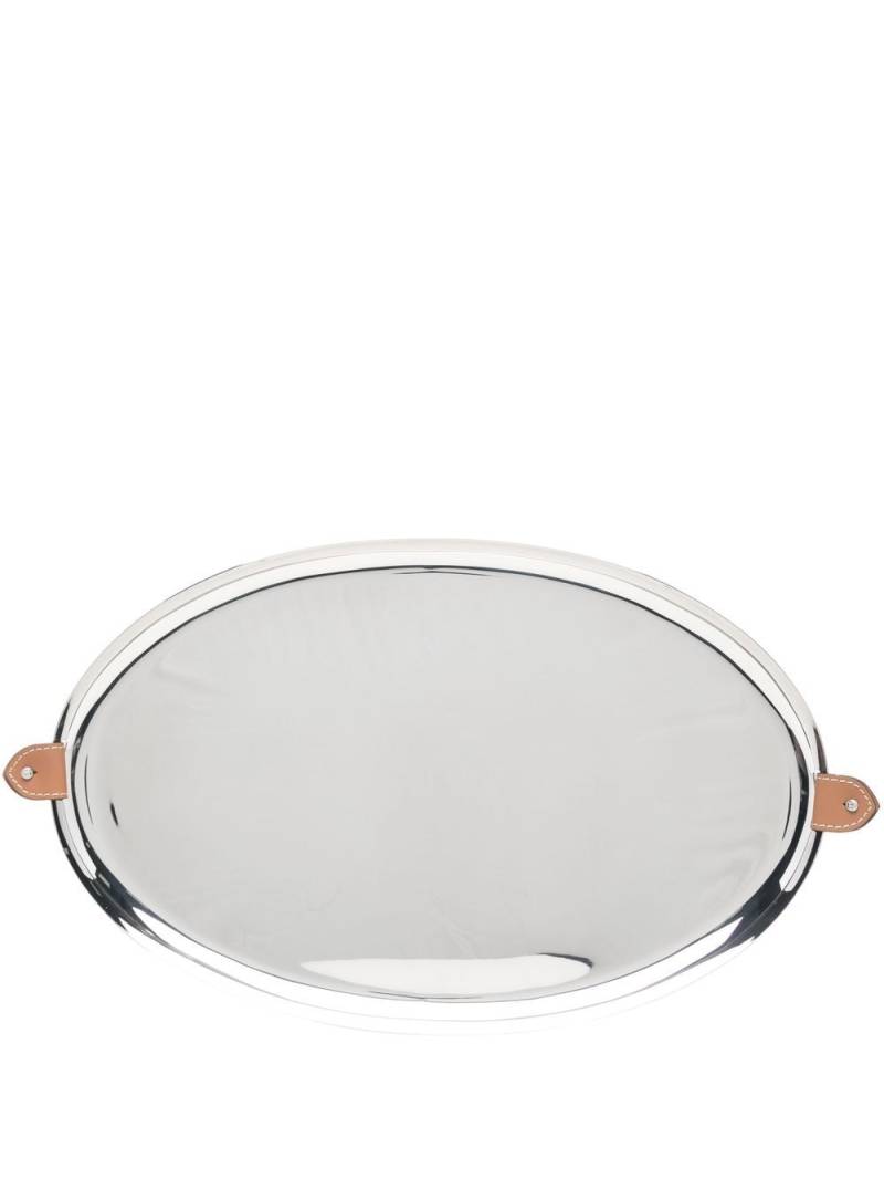 Ralph Lauren Home Wyatt oval serving tray - Silver von Ralph Lauren Home