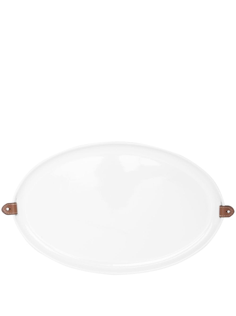 Ralph Lauren Home Wyatt porcelain oval platter - White von Ralph Lauren Home