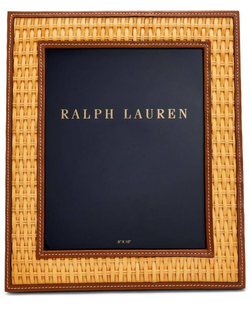 Ralph Lauren Home interwoven rattan picture frame - Neutrals von Ralph Lauren Home