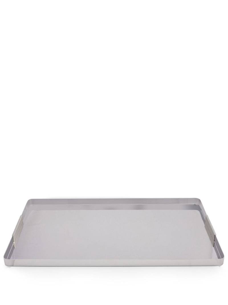 Ralph Lauren Home ribbed stainless steel plate - Silver von Ralph Lauren Home